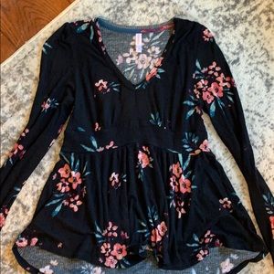 Babydoll floral top